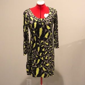 DVF Vintage leopard Mini Dress